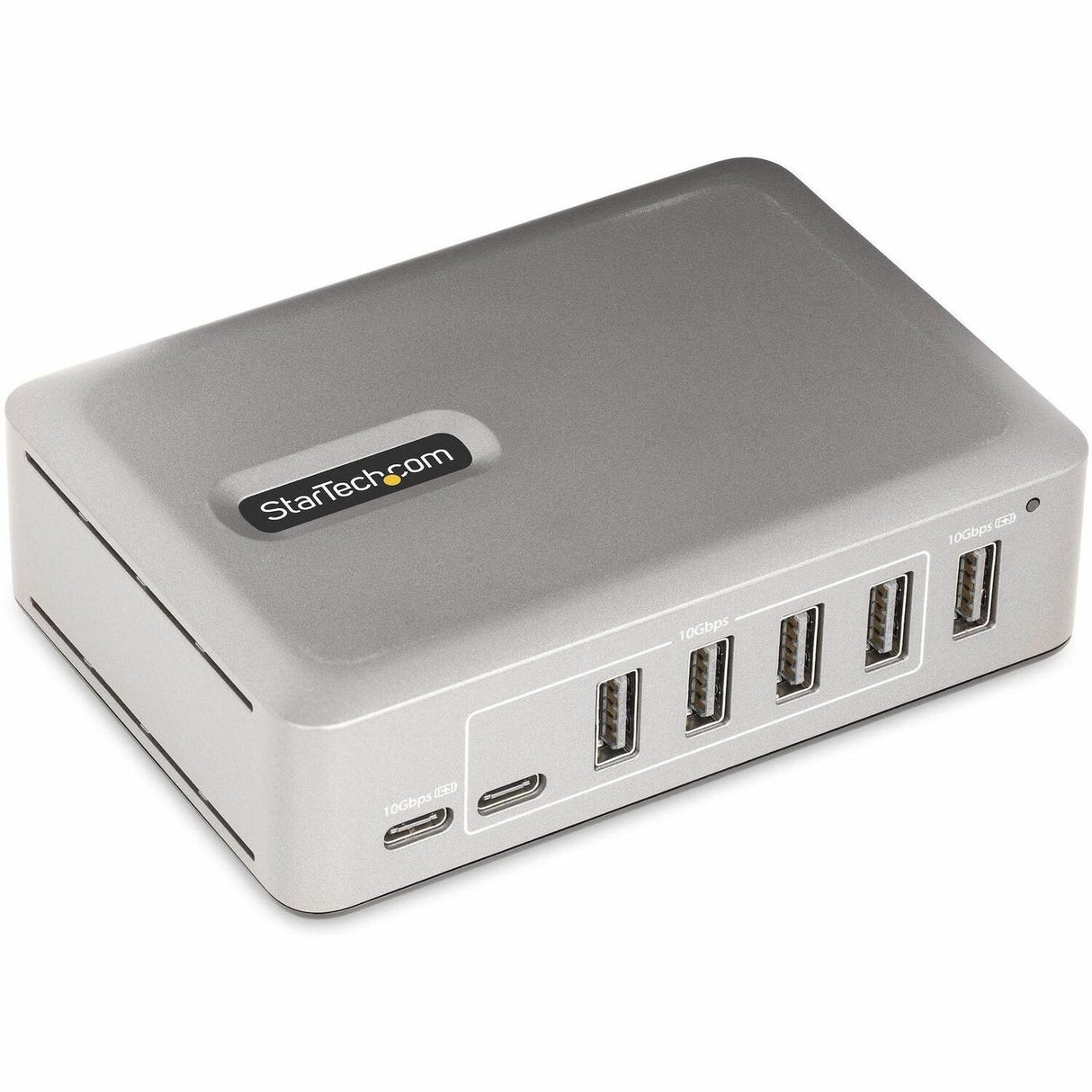 StarTech.com 7-Port USB-C Hub, 5x USB-A + 2x USB-C, Self-Powered w/ 65W Power Supply, USB 3.1 10Gbps Desktop/Laptop USB Hub w/ Charging — 10G5A2CS-USB-C-HUB