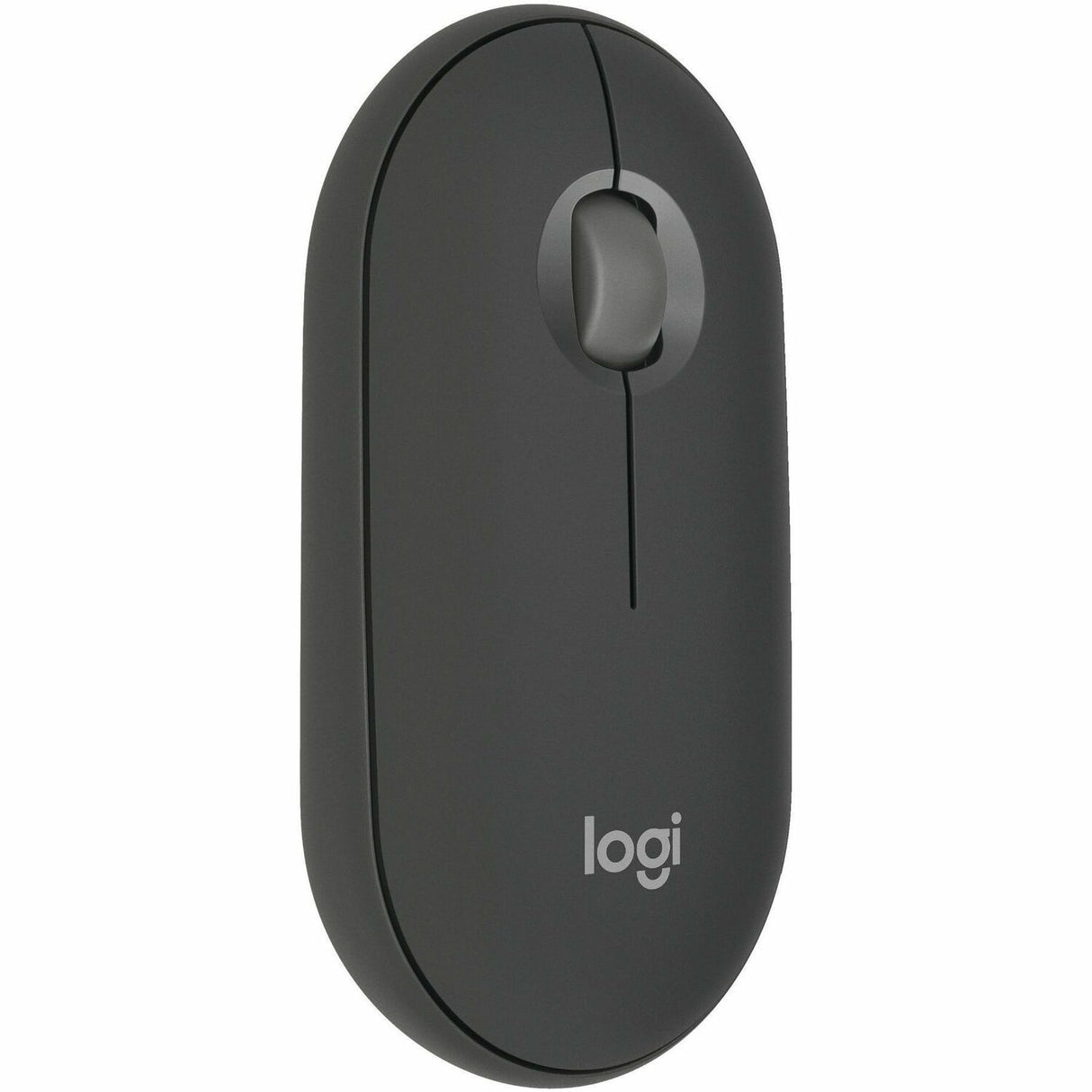 Logitech Pebble Mouse 2 M350s Slim Bluetooth Wireless Mouse, Portable, Customizable Button, Quiet Clicks - Tonal Graphite — 910-007024
