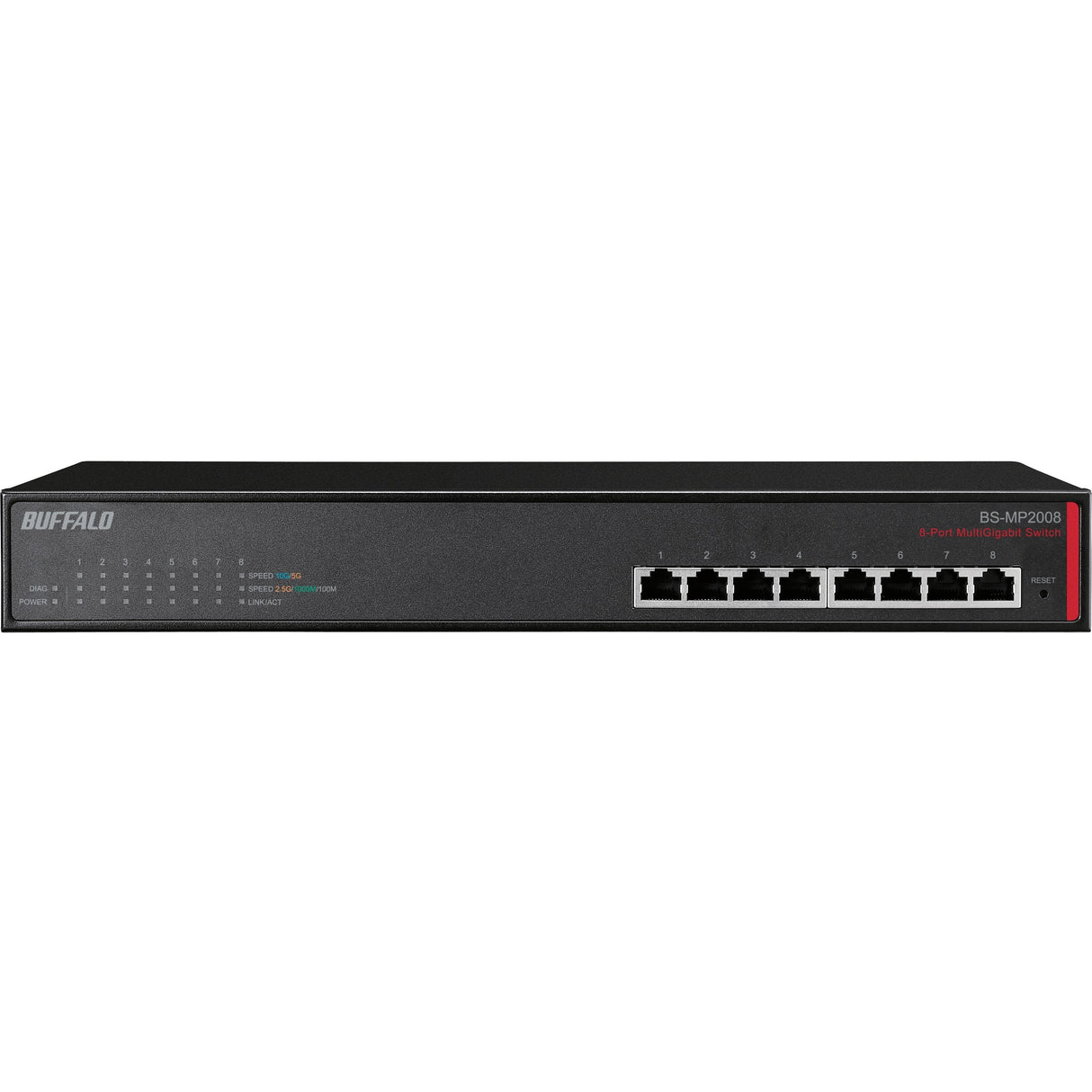 Buffalo Multi-Gigabit 8 Ports Business Switch (BS-MP2008) — BS-MP2008