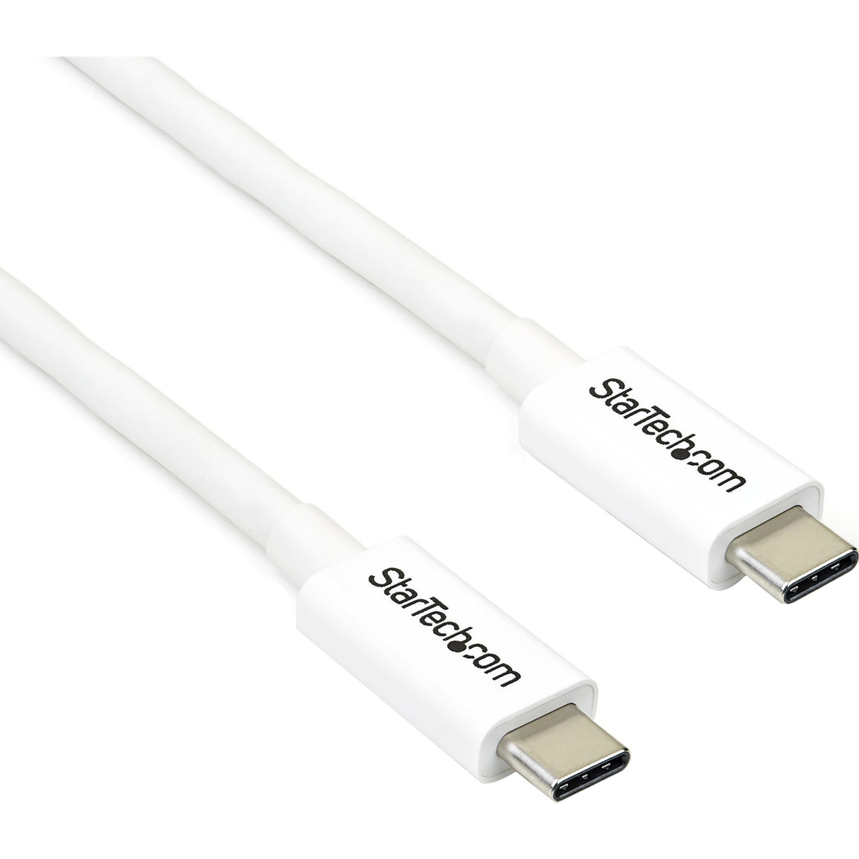 StarTech.com 6.6ft (2m) Thunderbolt 3 Cable, 20Gbps, 100W PD, 4K Video, Thunderbolt-Certified, Compatible w/ TB4/USB 3.2/DisplayPort — TBLT3MM2MW