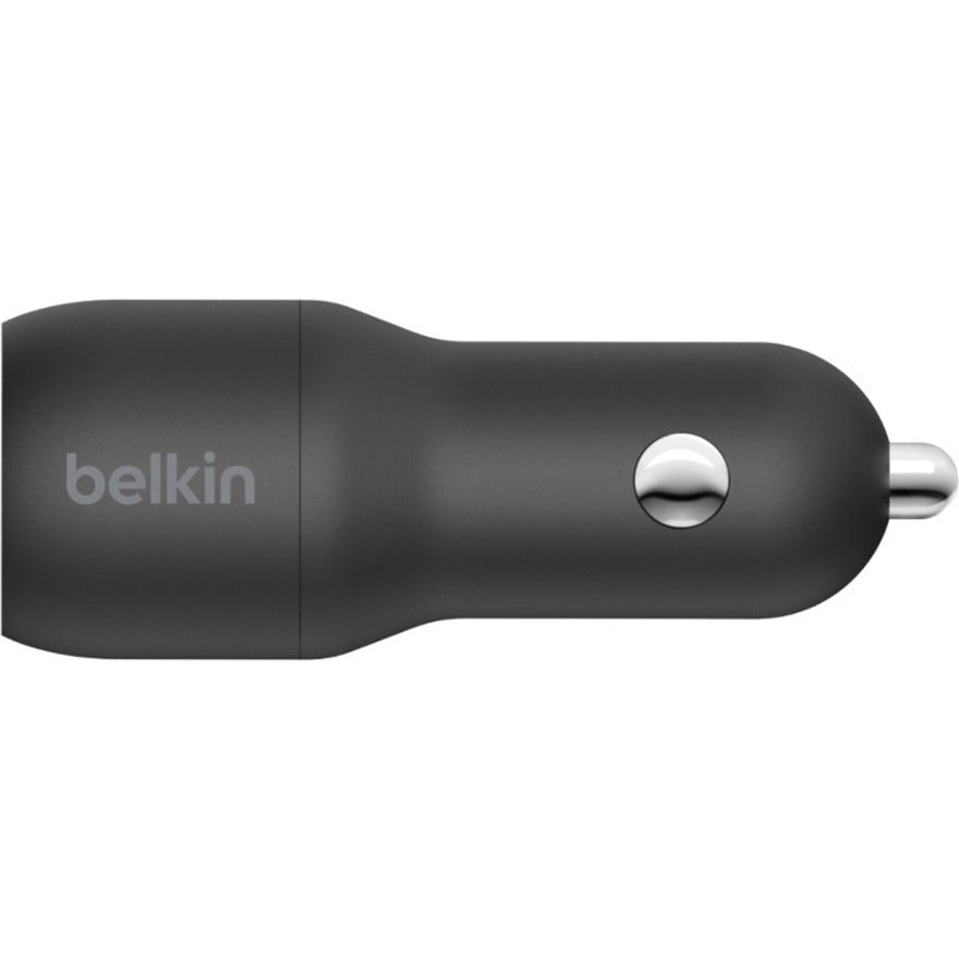 Belkin BoostCharge Dual USB-A Car Charger 24W — CCB001btBK