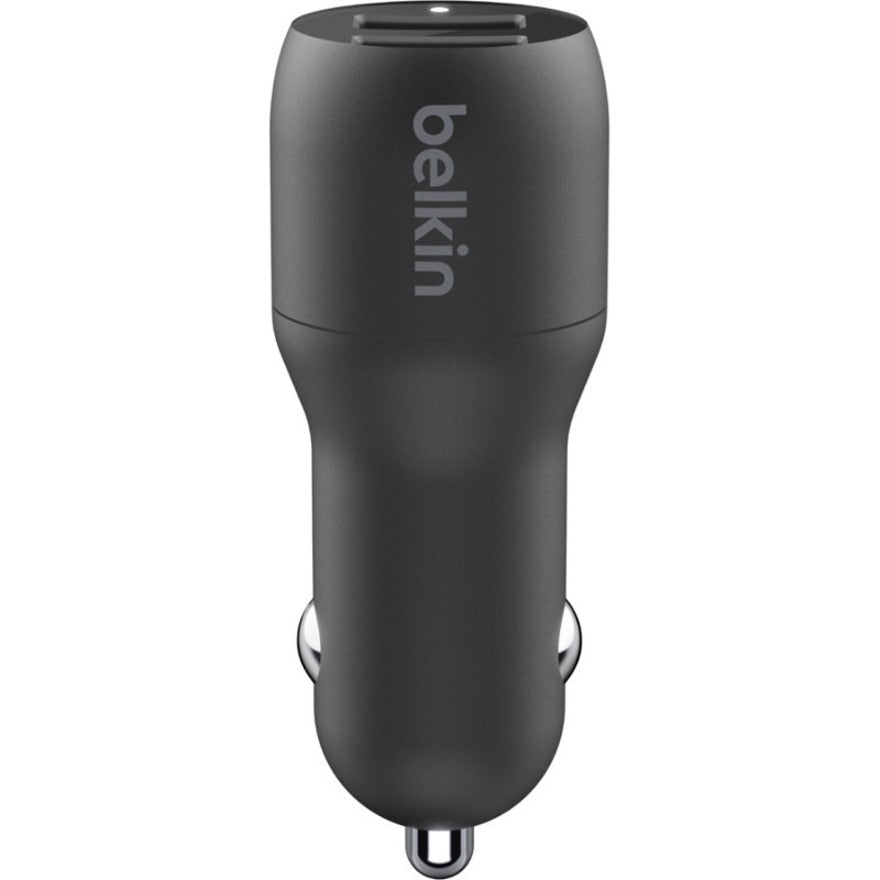 Belkin BoostCharge Dual USB-A Car Charger 24W — CCB001btBK