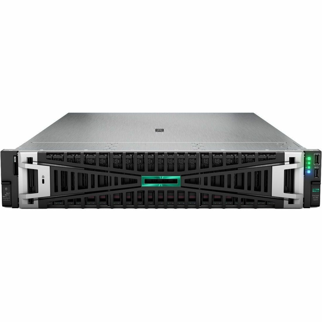 HPE SMART CHOICE ProLiant DL380 G11 2U Rack Server - 1 x Intel Xeon Silver 4510 2.4 GHz - 64 GB RAM - 16 TB HDD - (2 x 8TB) HDD Configuration - Serial ATA/600, 12Gb/s SAS Controller — P72981-005