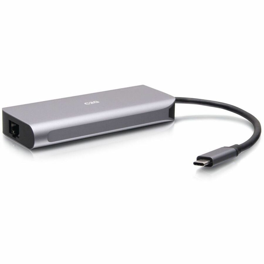 C2G USB-C® 4.0 6-in-1 Mini Docking Station with HDMI®, USB-A, Ethernet, and USB-C® 85W- 8K 60HZ — C2G54551