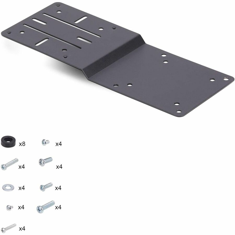 StarTech.com VESA Mounting Bracket for NUC/Thin Clients or Laptop Docking Stations, VESA 75x75/100x100 Compatible — DOCK-NUC-VESA-MOUNT