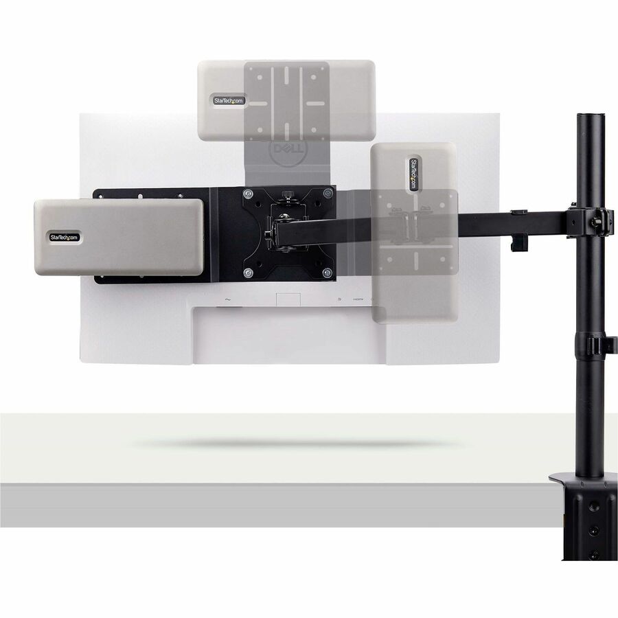 StarTech.com VESA Mounting Bracket for NUC/Thin Clients or Laptop Docking Stations, VESA 75x75/100x100 Compatible — DOCK-NUC-VESA-MOUNT