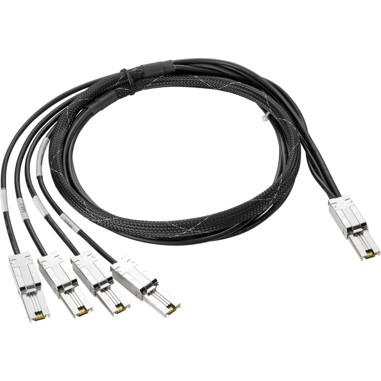 HP 2m Extension mini-SAS To 4X1 mini-SAS Cable — AN975A