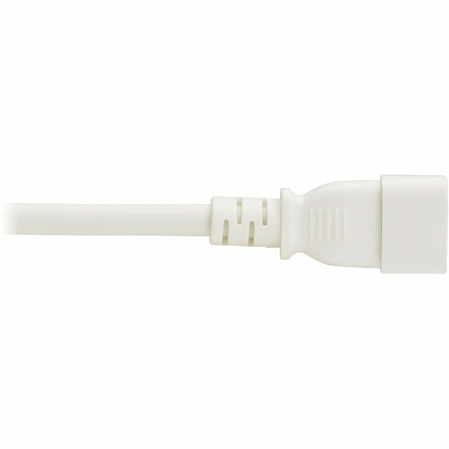 Eaton Tripp Lite Series Power Cord, C14 to C21 - Heavy-Duty, 15A, 250V, 14 AWG, 5 ft. (1.5 m), White — P037-005-AWH