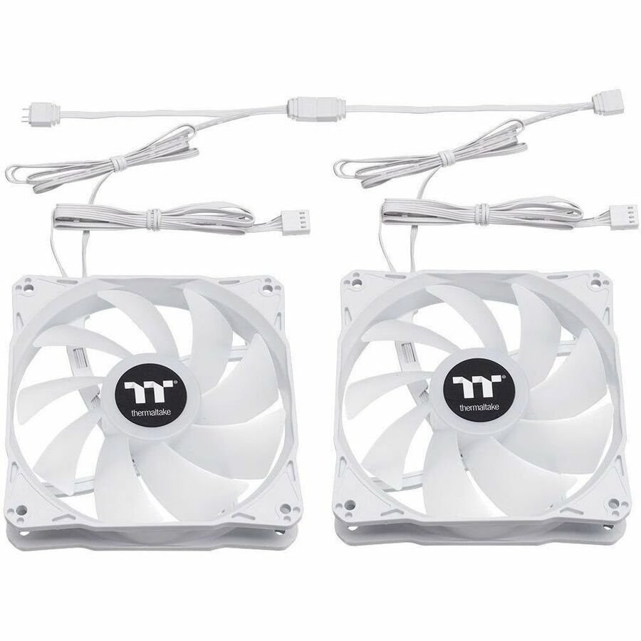 Thermaltake LE120 ARGB Sync PC Cooling Fan White (3-Fan Pack) — CL-F205-PL12SW-A
