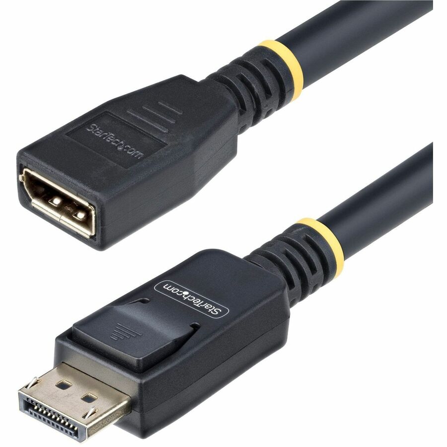 StarTech.com 10ft (3m) DisplayPort 1.4 Extension Cable, DP 1.4 Port Saver Cable, 8K 60Hz, DisplayPort Extension Adapter Cord, Male to Female — 10F-DP14-EXTEND-CBL