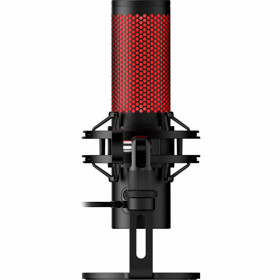 HyperX QuadCast 2 Wired Electret Condenser Microphone for Gaming, Live Streaming, Voice, Podcasting - Black — 872V1AA