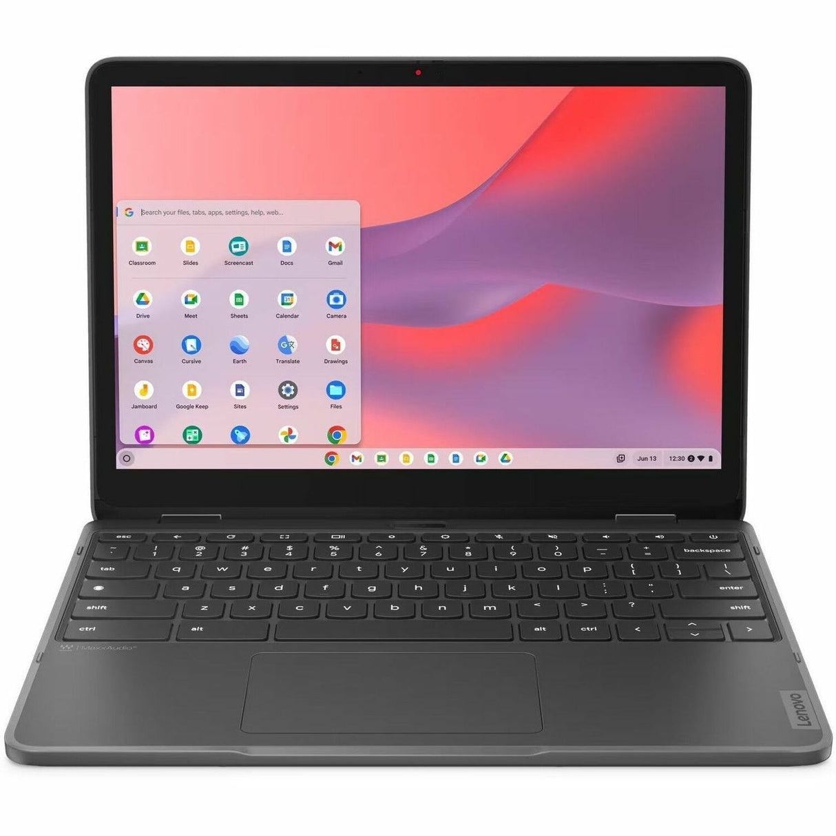 Lenovo 500e Yoga Chromebook Gen 4 82W4002RUS 12.2" Touchscreen Convertible 2 in 1 Chromebook - WUXGA - Intel N-Series N100 - 4 GB - 32 GB Flash Memory - English (US) Keyboard - Graphite Gray — 82W4002RUS