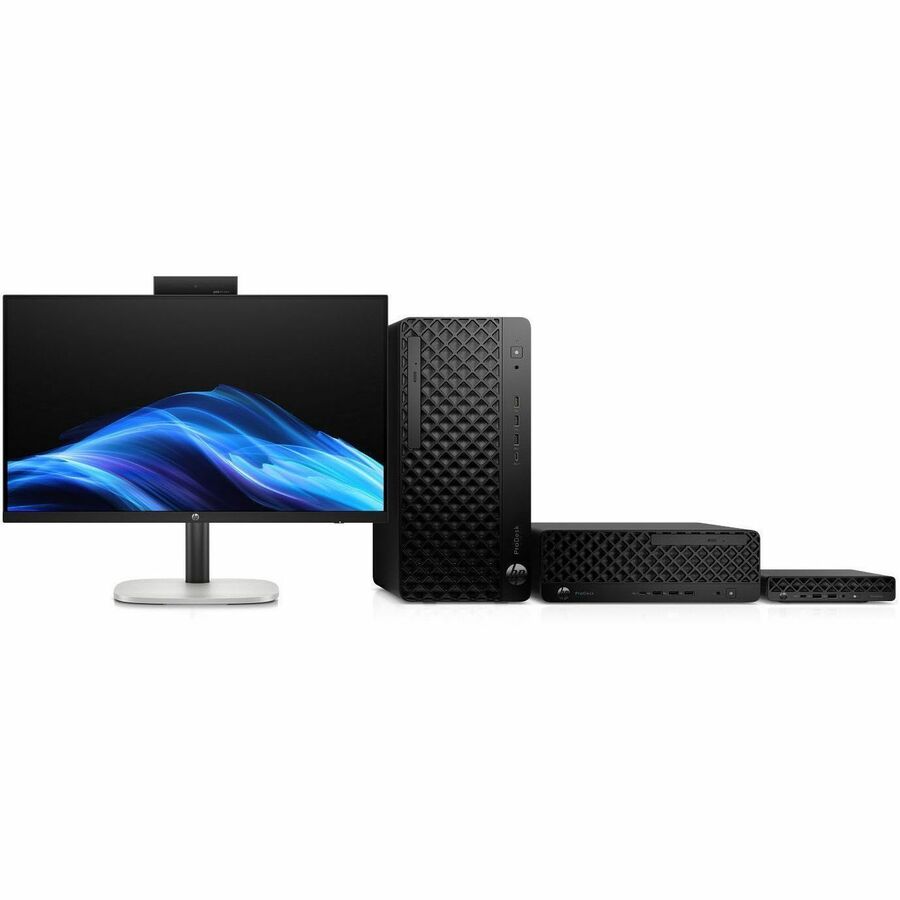 HP ProDesk 4 G1i Desktop Computer - Intel Core Ultra 7 15th Gen 265 - vPro Technology - 32 GB - 1 TB SSD - Small Form Factor - Jack Black - Smart Buy — BH9F3UT#ABA