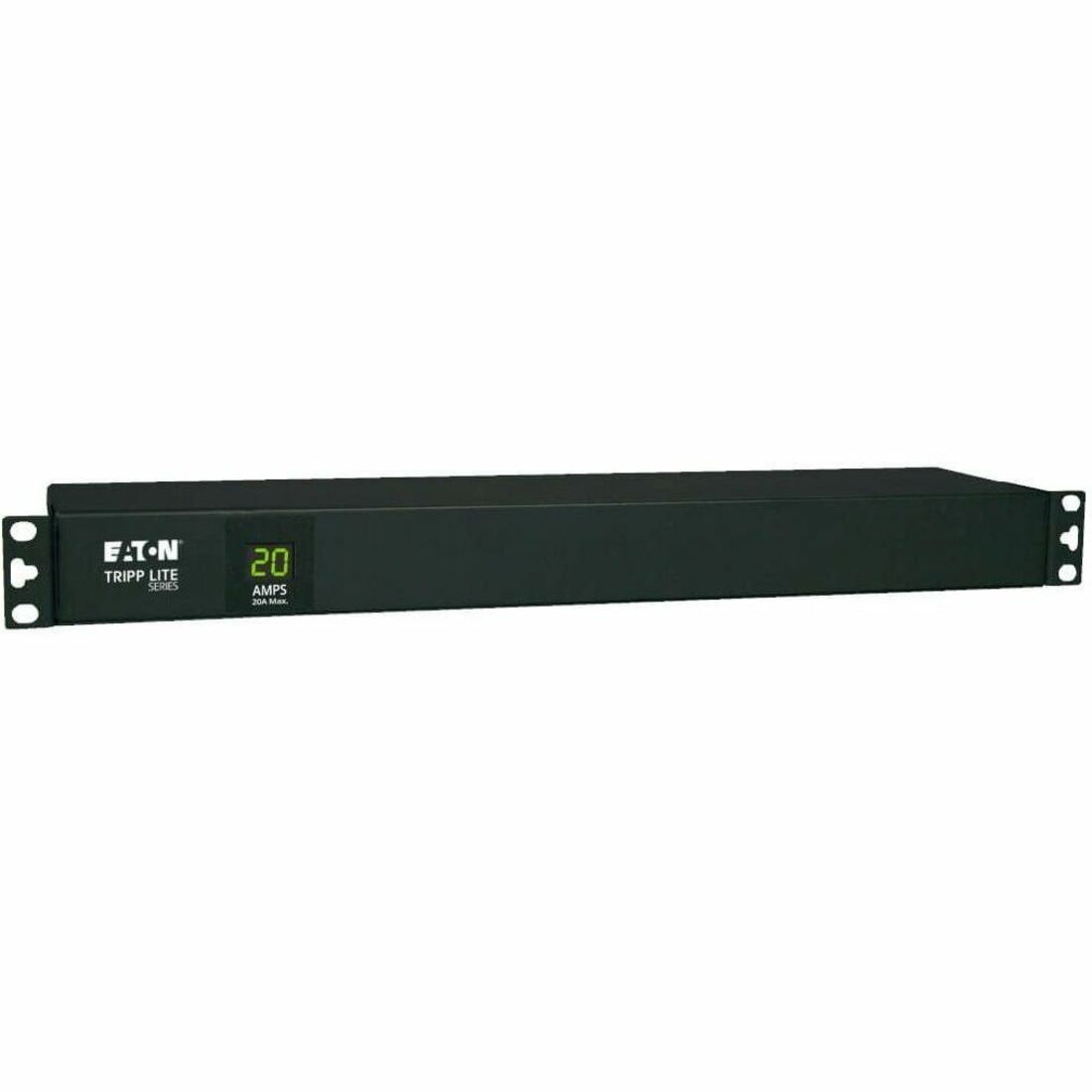 Eaton Tripp Lite Series 2.4kW Single-Phase Local Metered PDU, 120V (12 5-15/20R), L5-20P / 5-20P, 120V Input, 15 ft. (4.57 m) Cord, 1U Rack-Mount — PDUMH20