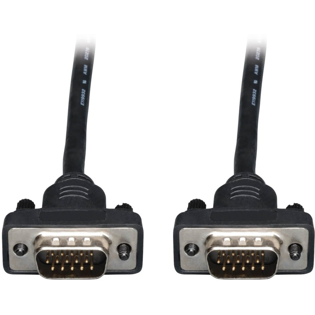Eaton Tripp Lite Series Low-Profile VGA High-Resolution RGB Coaxial Cable (HD15 M/M), 6 ft. (1.83 m) — P502-006-SM