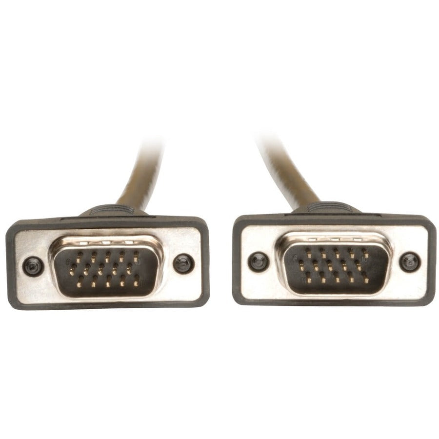 Eaton Tripp Lite Series Low-Profile VGA High-Resolution RGB Coaxial Cable (HD15 M/M), 6 ft. (1.83 m) — P502-006-SM