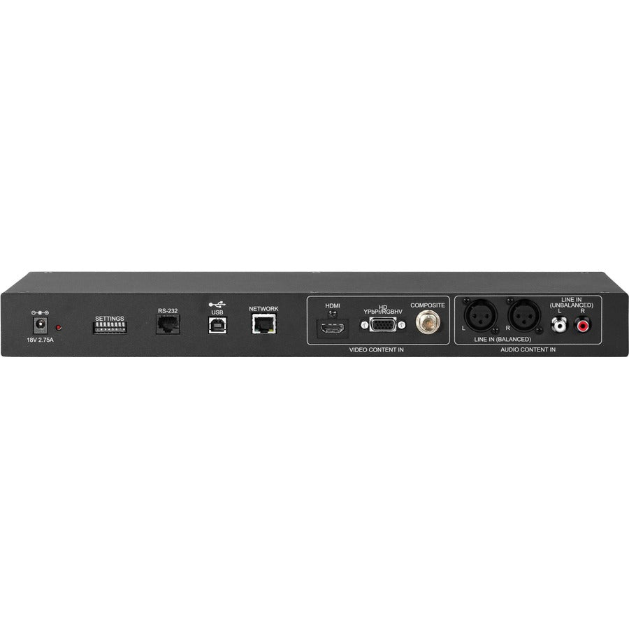 Vaddio AV Bridge - Streaming Video and Audio - Black — 999-8210-000