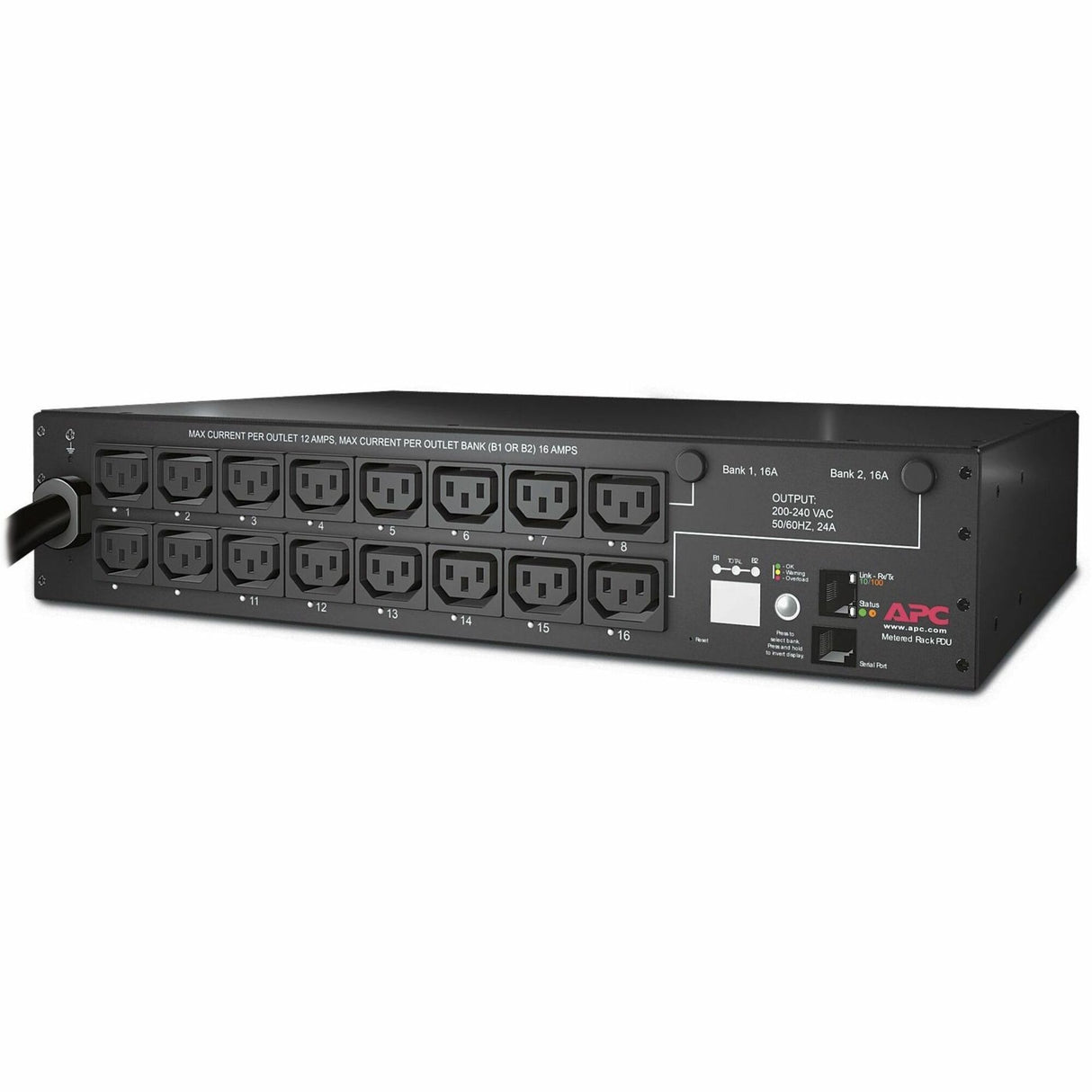 Rack PDU, Switched, 2U, 30A, 208V, (16)C13 — AP7911B