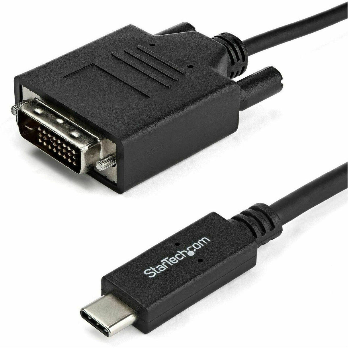 StarTech.com 6.6 ft / 2 m USB-C to DVI Cable - USB Type-C Video Adapter Cable - 1920 x 1200 - Black — CDP2DVIMM2MB