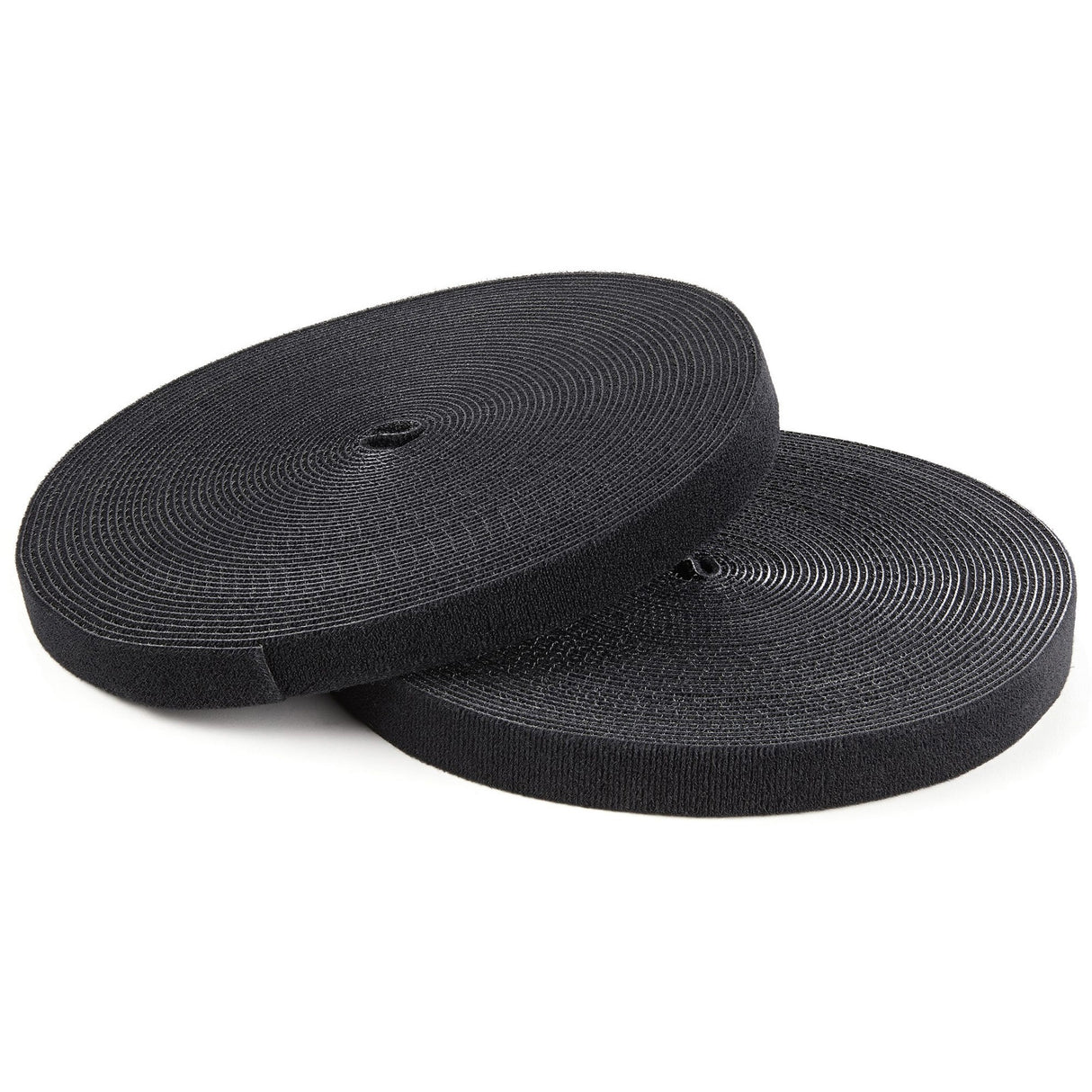 StarTech.com Hook-and-Loop Cable Management Tie - 25 ft. Roll - Black - Cut-to-Size Cable Wrap / Straps — HKLP25