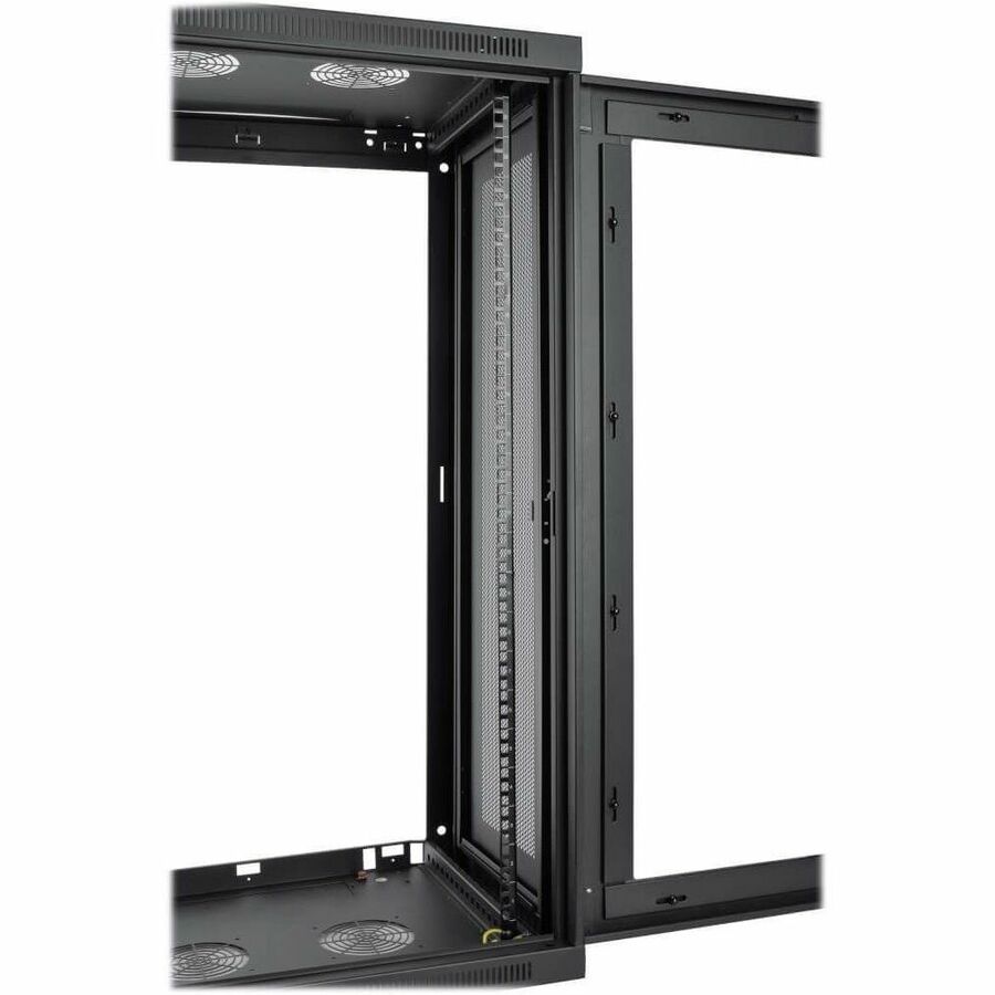 Eaton Tripp Lite Series SmartRack 21U Low-Profile Switch-Depth Wall-Mount Half-Height Rack Enclosure, Clear Acrylic Window — SRW21UG