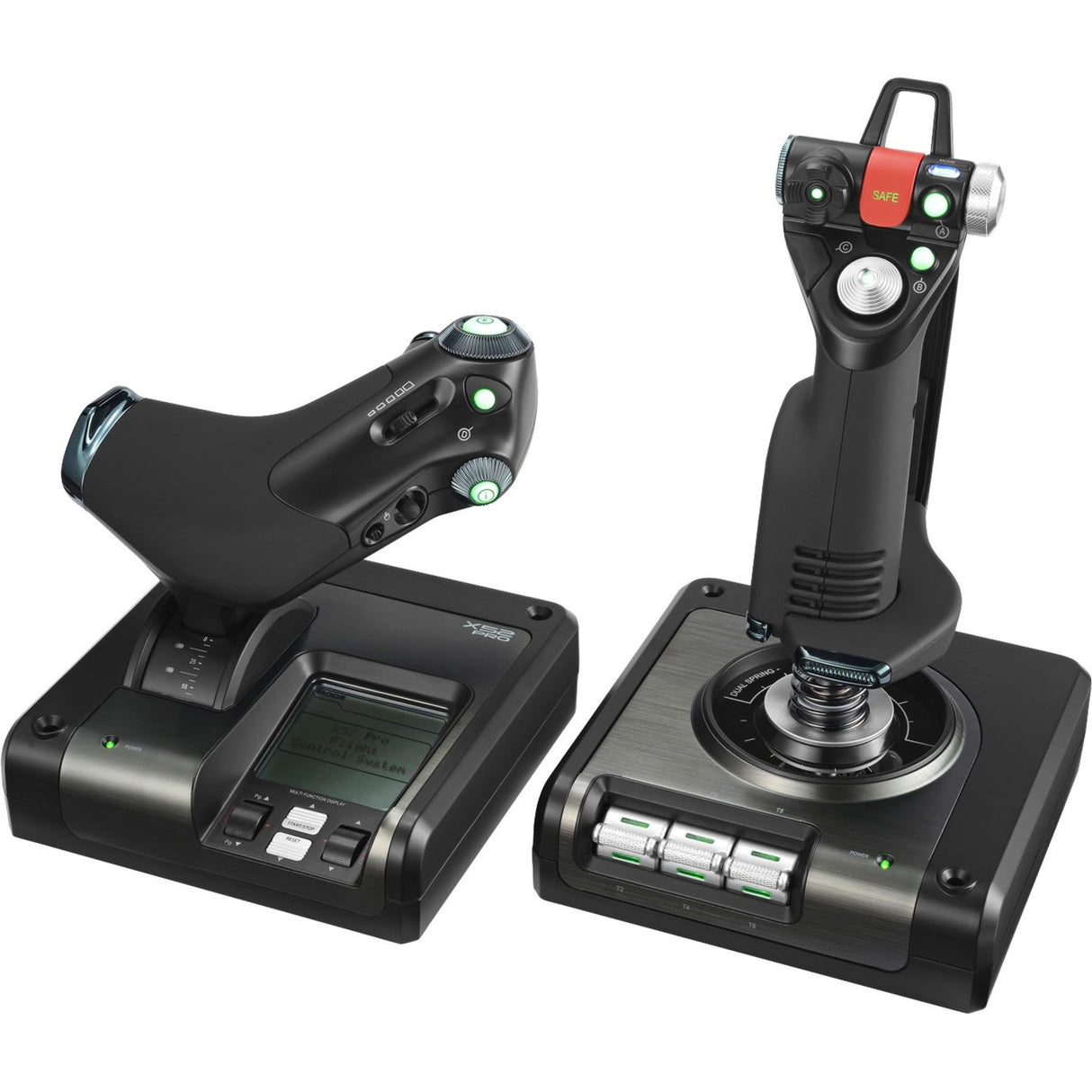 Saitek X52 Professional H.O.T.A.S. Part-Metal Throttle and Stick Simulation Controller — 945-000022