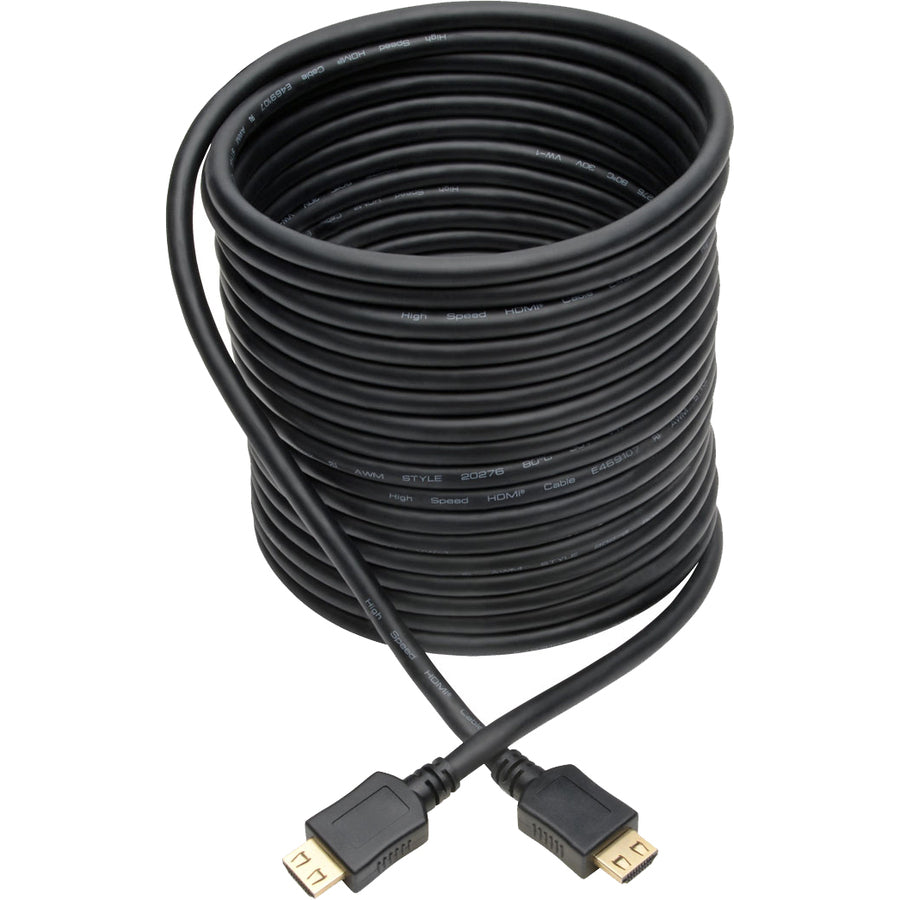 Eaton Tripp Lite Series High-Speed HDMI Cable, Gripping Connectors (M/M), Black, 25 ft. (7.62 m) — P568-025-BK-GRP