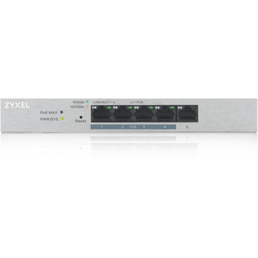 ZYXEL 5-Port GbE Web Managed PoE Switch — GS1200-5HP