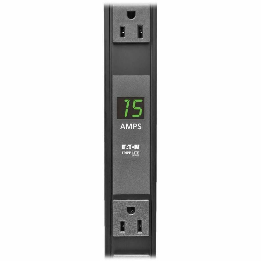 Eaton Tripp Lite Series 1.5kW 100-127V Single-Phase Local Metered PDU - 36 NEMA 5-15R Outlets, 5-15P Input, 15 ft. Cord, 72 in. 0U Rack — PDUMV15-72