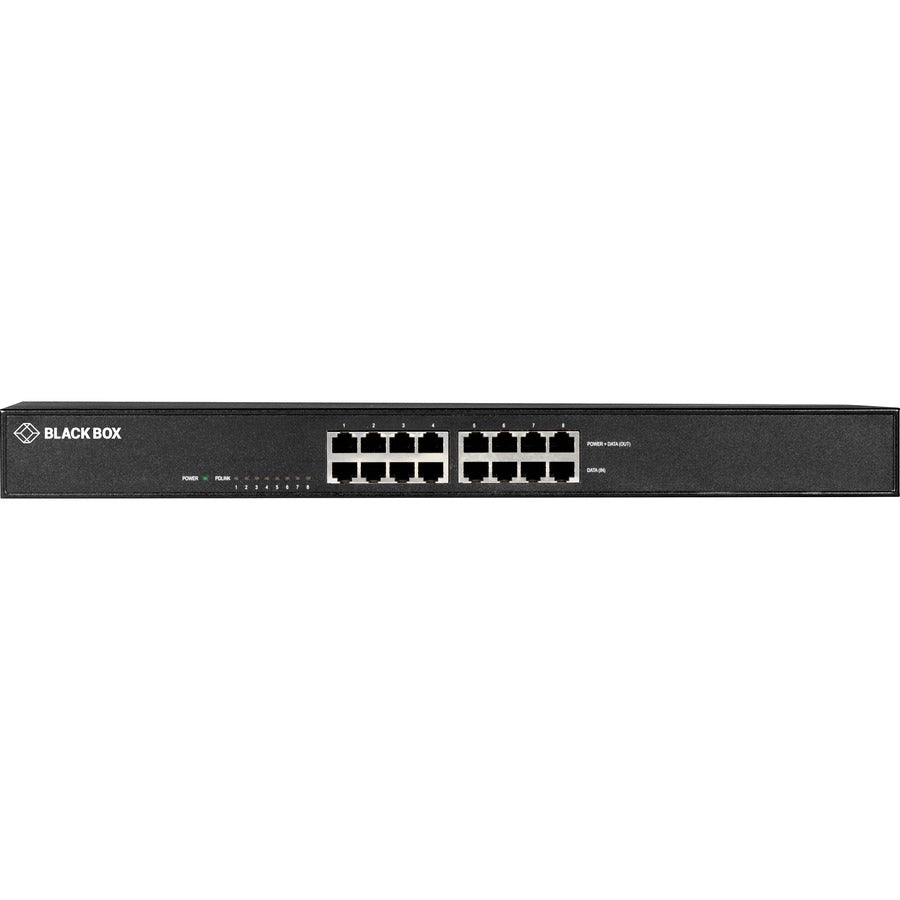 Black Box 8PT PoE+ Gb ENET Injector — LPJ008A-T-R2