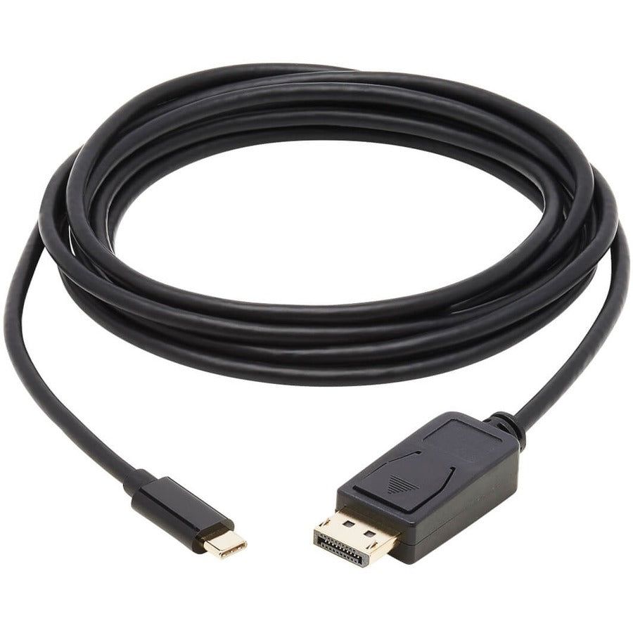 Eaton Tripp Lite Series USB-C to DisplayPort Bi-Directional Active Adapter Cable (M/M), 4K 60 Hz, HDR, Locking DP Connector, 10 ft. (3.1 m) — U444-010-DP-BD