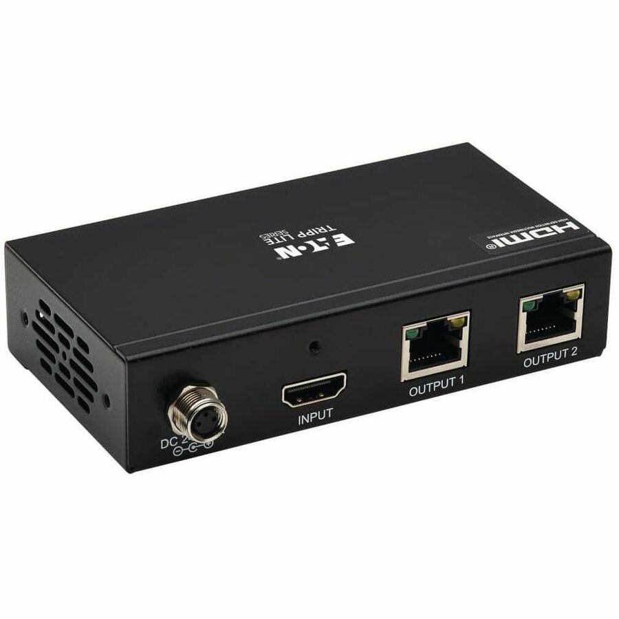Eaton Tripp Lite Series 2-Port HDMI over Cat6 Extender Kit, Splitter/2x Pigtail Receivers - 4K 60 Hz, HDR, 4:4:4, PoC, 230 ft. (70.1 m), TAA — B127A-002-BHPH2