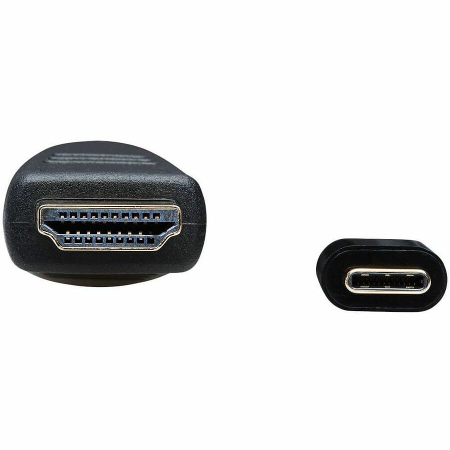 Eaton Tripp Lite Series USB-C to HDMI Active Adapter Cable (M/M), 4K 60 Hz, 4:4:4, HDCP 2.2, Mid-Cable Adapter, Black, 6 ft. (1.8 m) — U444-006-H4K6BM