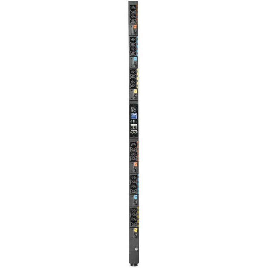 Eaton Universal-Input Managed PDU G4, 208V and 415/240V, 24 Outlets, Input Cable Sold Separately, 0U Vertical — EVMAGU23A-E