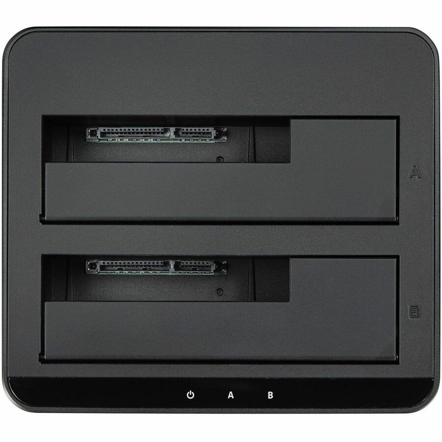 StarTech.com Dual-Bay USB 3.0 to SATA Hard Drive Docking Station, 2.5/3.5" SATA I/II/III, SSD/HDD Dock, USB Hard Drive Bays, Top-Loading — SDOCK2U33V