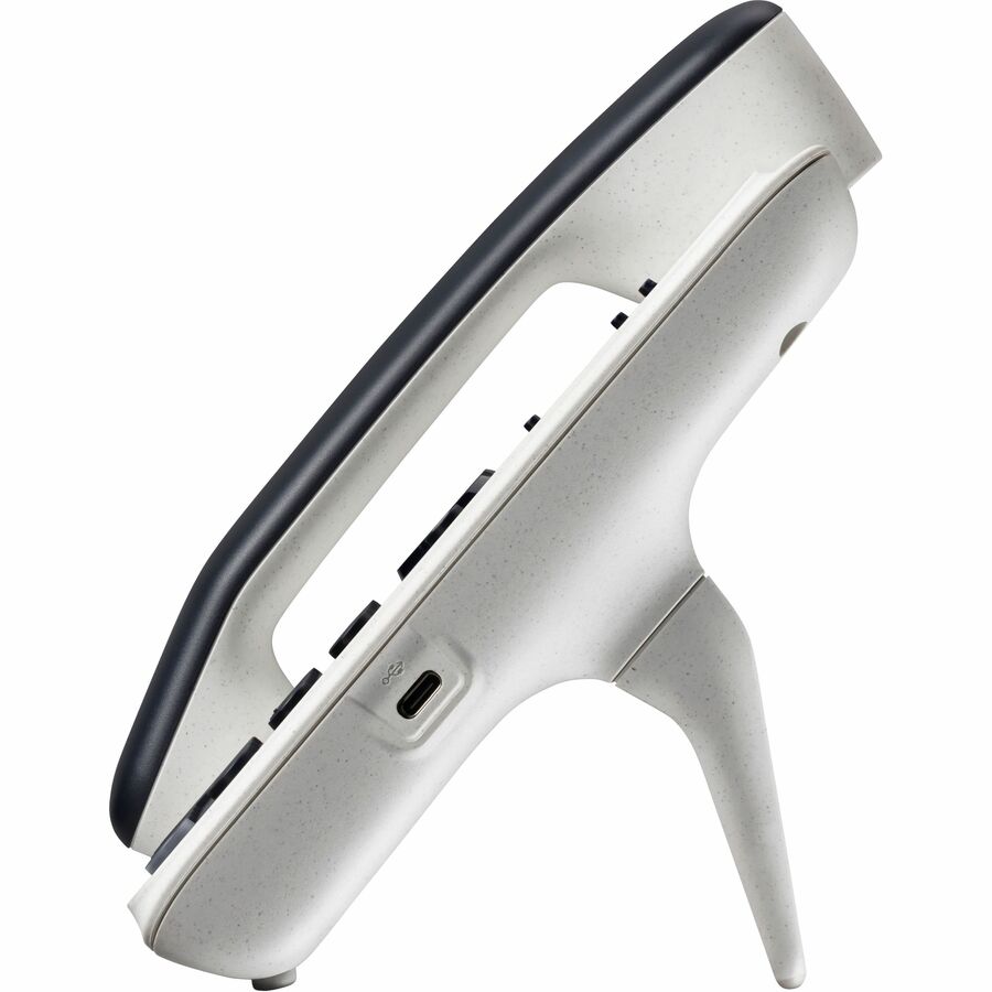 Poly Edge E100 IP Phone - Corded - Corded - 3 Multiple Conferencing - Desktop, Wall Mountable - White, Midnight Blue — 82M86AA