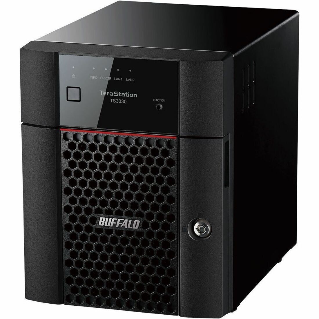 BUFFALO TeraStation 3430DN 4-Bay Secure SMB Desktop NAS 4TB (2x2TB) with Hard Drives Included — TS3430DN0402