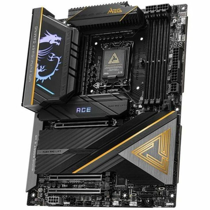 MSI MEG Z890 ACE ATX Motherboard LGA 1851 for Intel Core Ultra series 2 CPU with DDR5 RAM supports — Z890ACE