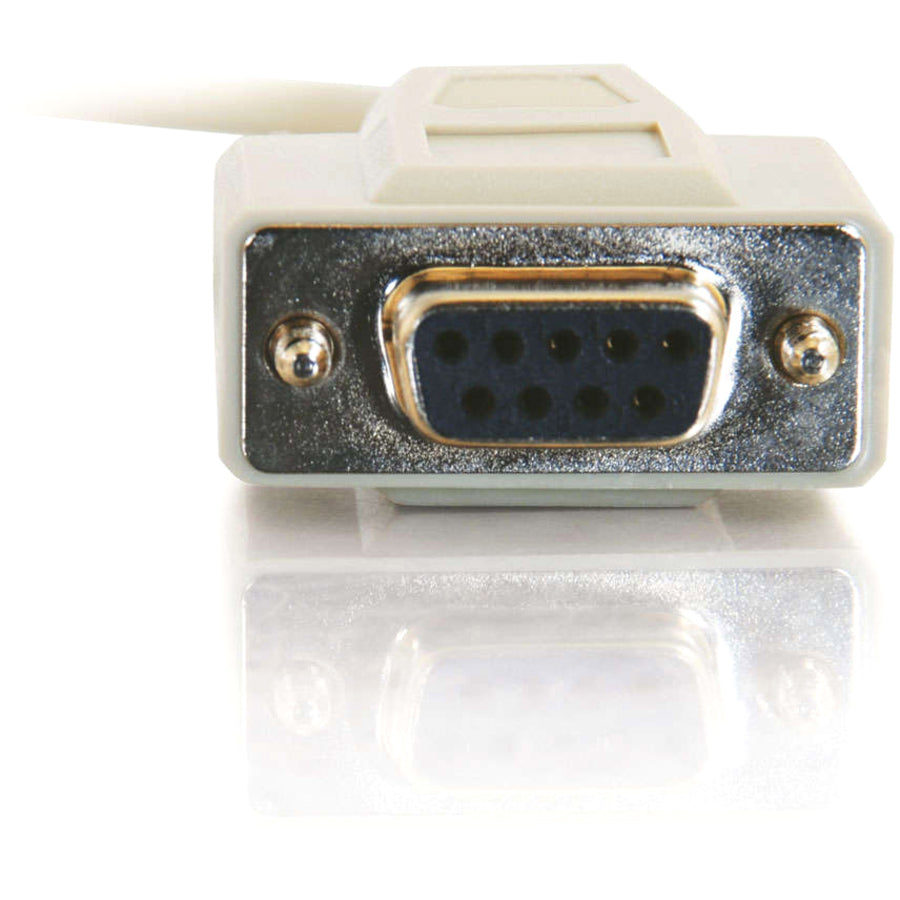 C2G 6ft DB9 F/F Null Modem Cable - Beige — 03044