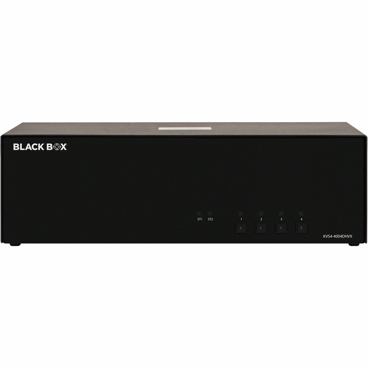 Black Box Secure NIAP 4.0 Certified KVM Switch - 4-Port, Quad-Monitor, DVI, HDMI, DisplayPort, CAC — KVS4-4004DHVX