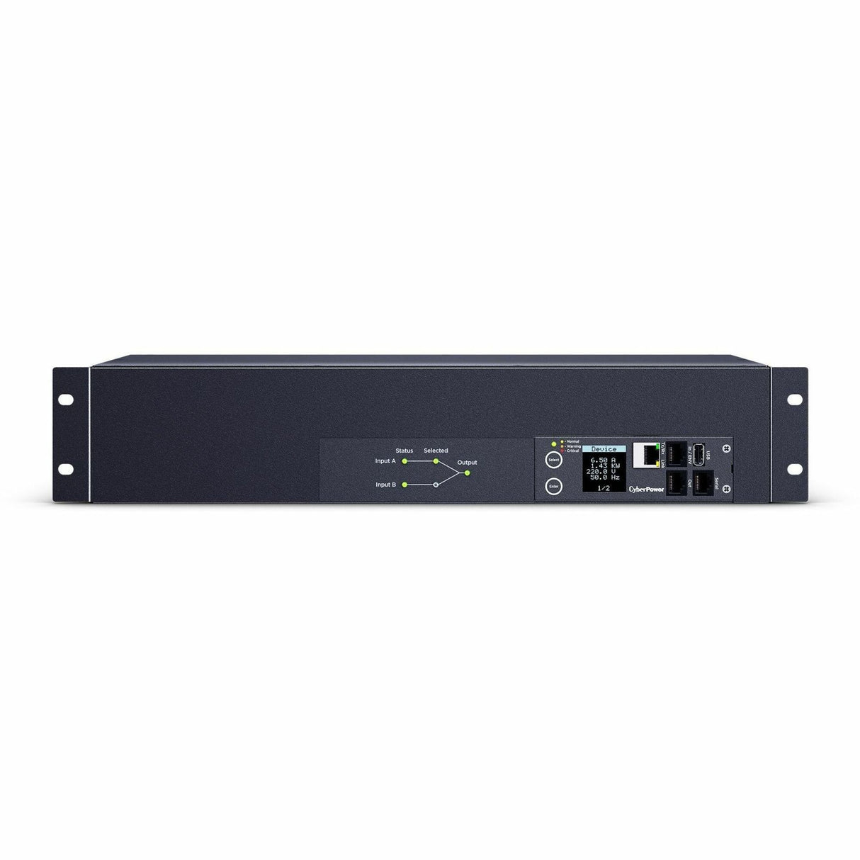 CyberPower PDU44007 Single Phase 240 - 200 VAC 30A Switched ATS PDU — PDU44007