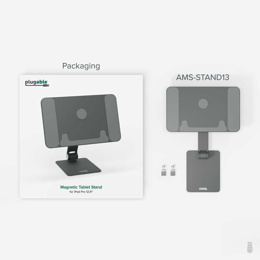 Plugable Magnetic Tablet Holder for MagSafe iPad Pro 12.9 Stand Portable — AMS-STAND13