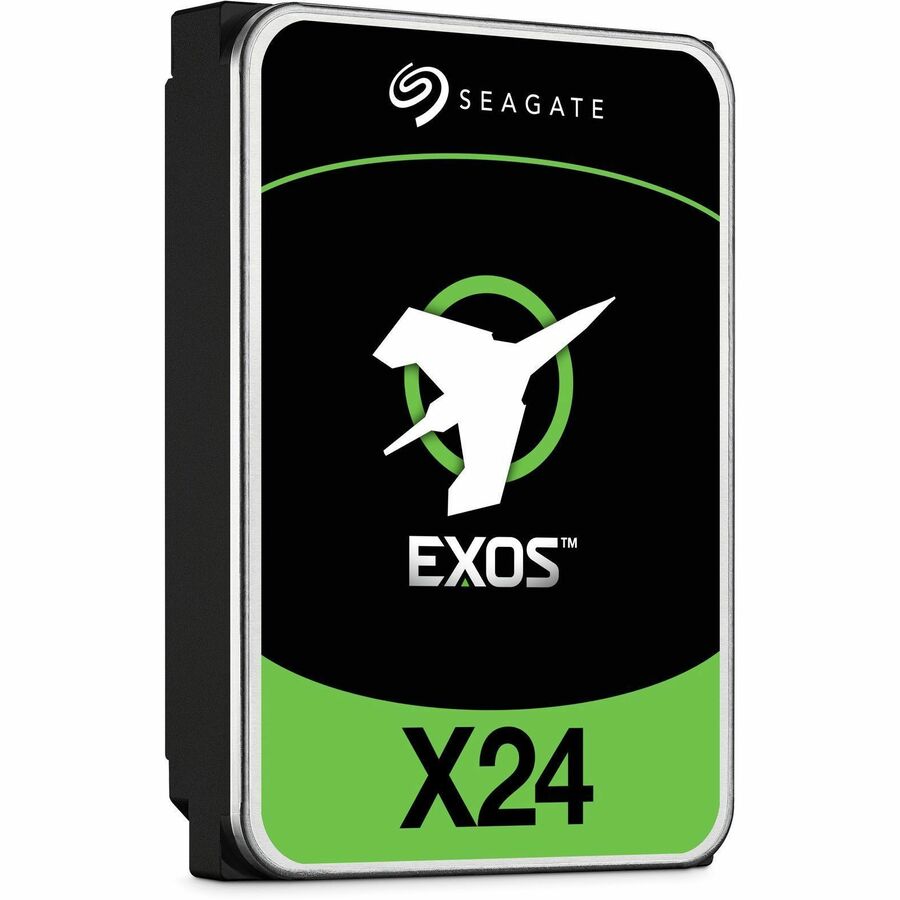 Seagate Exos X24 ST12000NM002H 12 TB Hard Drive - 3.5" Internal - SATA (SATA/600) - Conventional Magnetic Recording (CMR) Method — ST12000NM002H