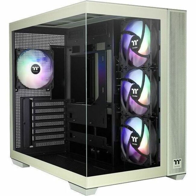 Thermaltake View 380 TG ARGB Matcha Green Mid Tower Chassis — CA-1Z2-00MEWN-00