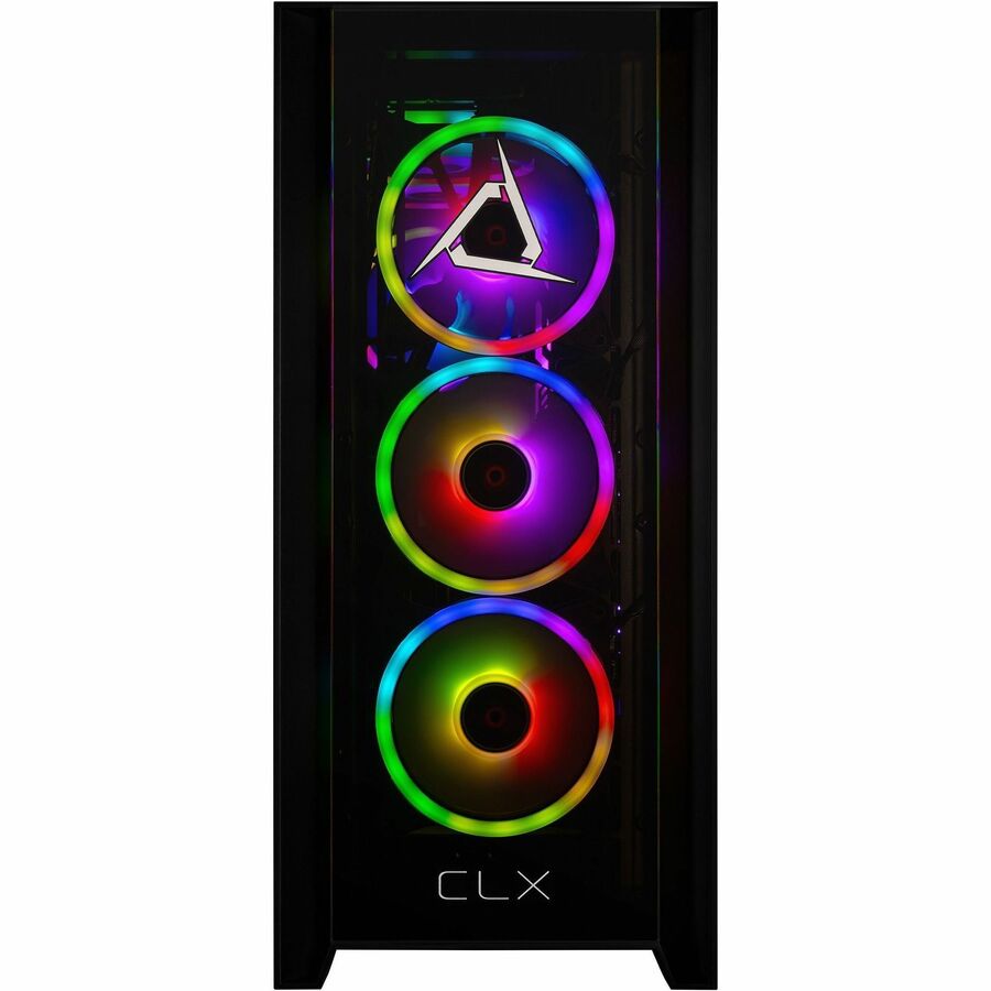 CLX SET Gaming Desktop Computer - Intel Core Ultra 9 285K - 64 GB - 4 TB HDD - 2 TB SSD - Mid-tower - Black — TGMSETRTU5102BM
