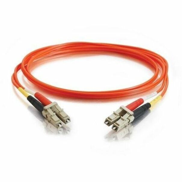 C2G 3m LC-LC 50/125 Duplex Multimode OM2 Fiber Cable - Orange - 10ft — 33029