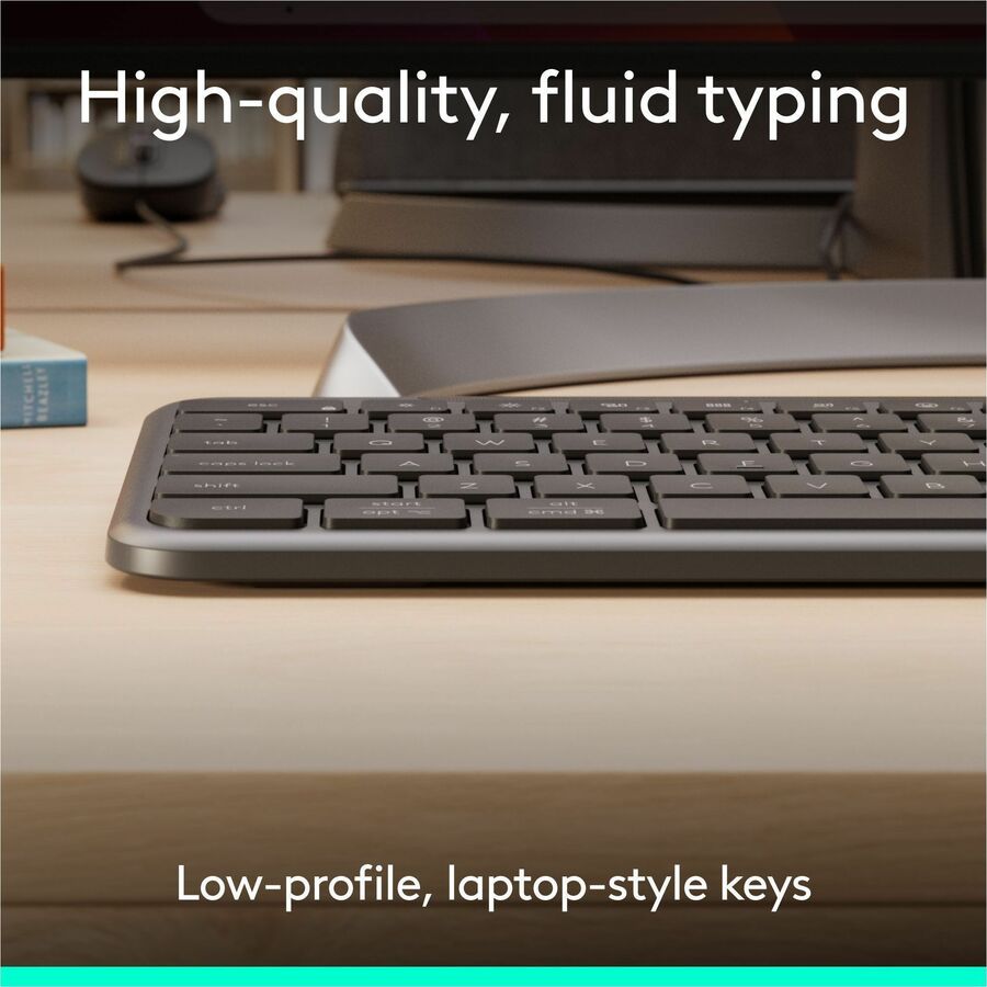 Logitech Signature Slim Wired Combo MK625 for Business, Optical Wired Mouse, Full-Size Keyboard, Plug-and-Play, Graphite — 920-013303
