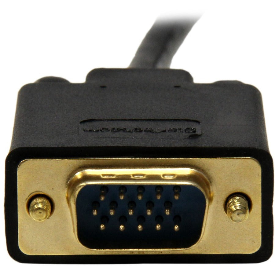 StarTech.com 10ft (3m) DisplayPort to VGA Cable, Active DisplayPort to VGA Adapter Cable, 1080p Video, DP to VGA Monitor Converter Cable — DP2VGAMM10B