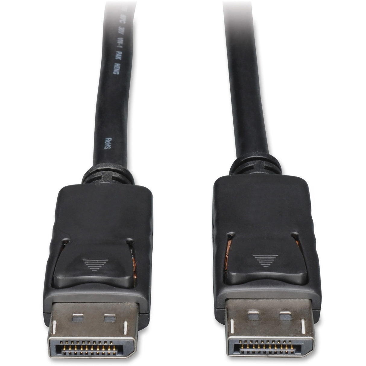 Eaton Tripp Lite Series DisplayPort Cable with Latching Connectors, 4K 60 Hz (M/M), Black, 3 ft. (0.91 m) — P580-003