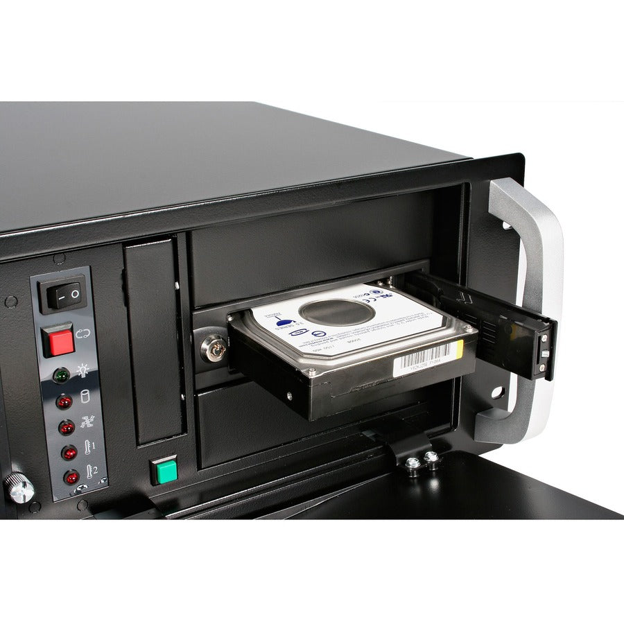 StarTech.com 5.25" Tray-Less SATA Hot-Swap Hard Drive Bay - Storage mobile rack - black — HSB100SATBK